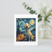 Gele Labrador (2) Briefkaart (Staand voorkant)