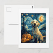 Gele Labrador (2) Briefkaart (Voorkant / Achterkant)