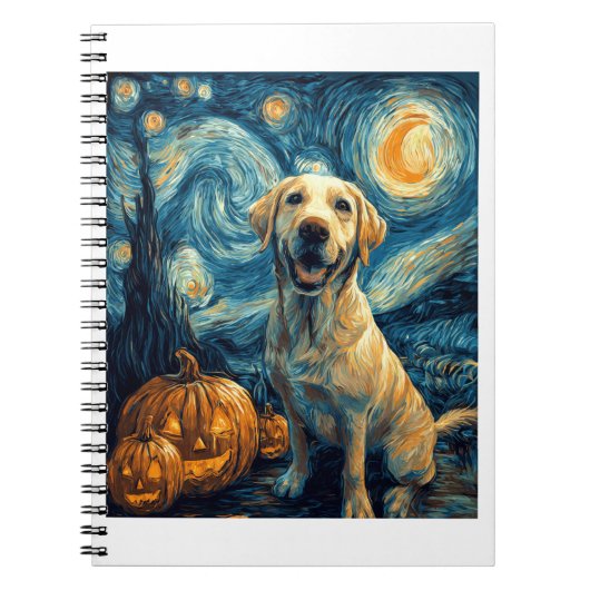 Gele Labrador (2) Notitieboek (Voorkant)