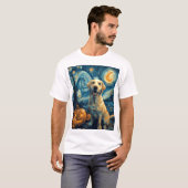 Gele Labrador (2) T-shirt (Voorkant volledig)