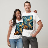 Gele Labrador (2) T-shirt (Unisex)