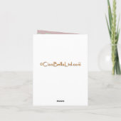 Gele Labrador Birthday Greetings Kaart (Achterkant)