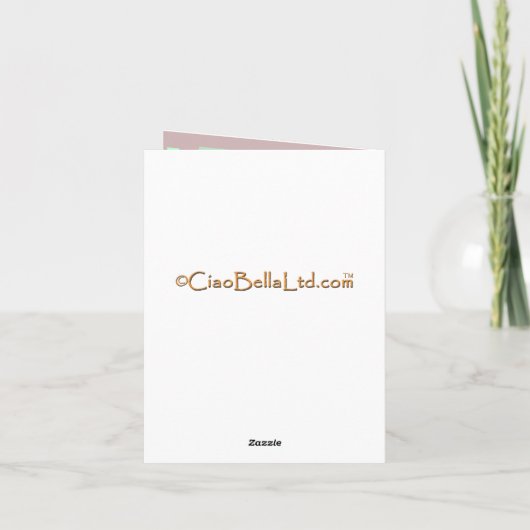 Gele Labrador Birthday Greetings Kaart (Achterkant)