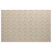 Gele Labrador -bloemenmunt Stof (Fat Quarter)