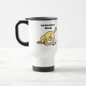 Gele labrador en kousen reisbeker (Links)
