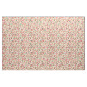 Gele labrador floral design peach stof (Fat Quarter)