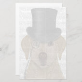 Gele labrador, Formele hond en Pet Briefpapier (Voorkant / Achterkant)