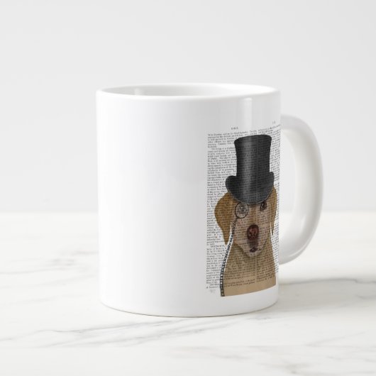 Gele labrador, Formele hond en Pet Grote Koffiekop (Voorkant rechts)