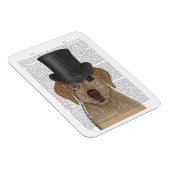 Gele labrador, Formele hond en Pet Magneet (Rechterzijde)