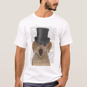 Gele labrador, Formele hond en Pet T-shirt (Voorkant)