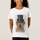 Gele labrador, Formele hond en Pet T-shirt (Voorkant)
