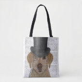 Gele labrador, Formele hond en Pet Tote Bag (Voorkant)