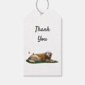 Gele labrador gemengd Breed Dog Gift Label Cadeaulabel (Voorkant)