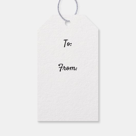 Gele labrador gemengd Breed Dog Gift Label Cadeaulabel (Achterkant)