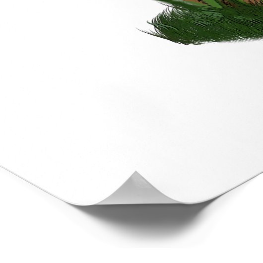 Gele labrador gemengd Poster van de gebroken hond (Hoek)