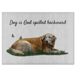 Gele Labrador Gemengde Ras Hond Snijplank