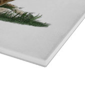 Gele Labrador Gemengde Ras Hond Snijplank (Hoek)