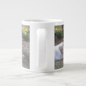 Gele labrador Giant Coffee Mok (Achterkant)