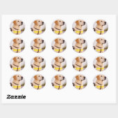 Gele Labrador Gidsenhond Afstudeer Enveloppe Zegel (Vel)