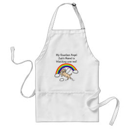 gele labrador Guardian Angel (regenboogbrug) 2 Standaard Schort