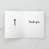 Gele Labrador hartballon dank u Feestdagen Kaart (Binnen)