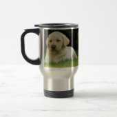 Gele labrador-kapper reisbeker (Links)