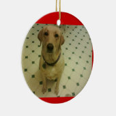 gele labrador keramisch ornament (Rechts)