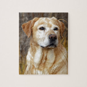 gele labrador legpuzzel
