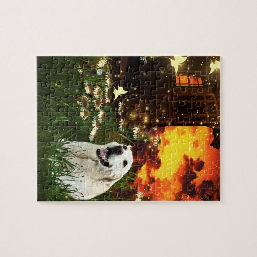 Gele labrador legpuzzel (Horizontaal)