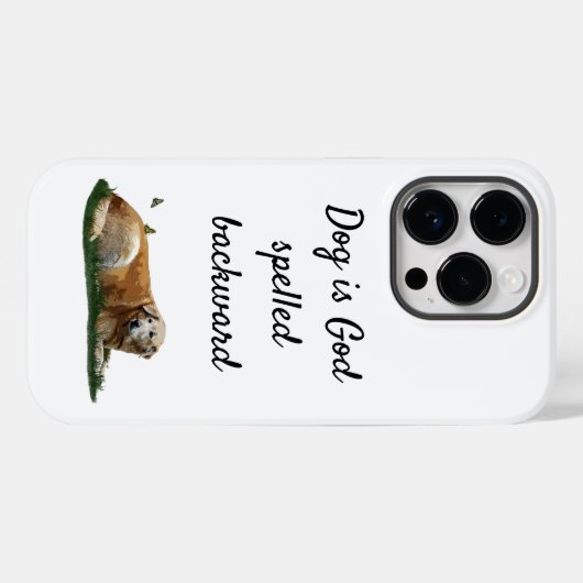 Gele Labrador Mixed Breed Dog Cell Phone Case (Achterkant (horizontaal))
