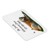 Gele labrador Mixed Breed Dog Flexible Magnet Magneet (Rechterzijde)