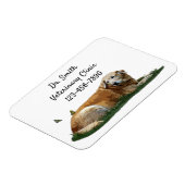 Gele labrador Mixed Breed Dog Flexible Magnet Magneet (Linkerzijde)