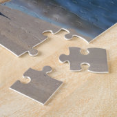 Gele labrador recovery op het strand legpuzzel (Zijkant)