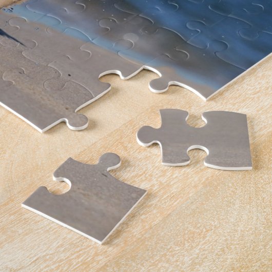 Gele labrador recovery op het strand legpuzzel (Zijkant)