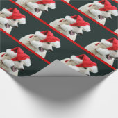 Gele labrador rekruter Kerstmis Cadeaupapier (Hoek)