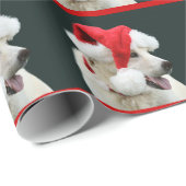 Gele labrador rekruter Kerstmis Cadeaupapier (Rol Hoek)