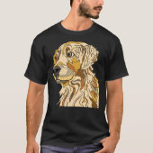 Gele Labrador Retriever 155 T-shirt (Voorkant)