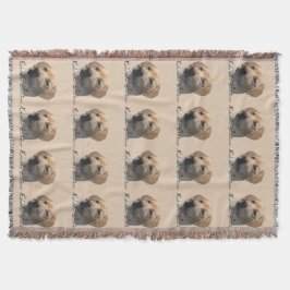 Gele Labrador Retriever Art Gifts Deken