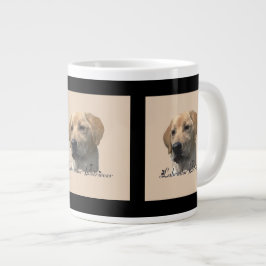Gele Labrador Retriever Art Gifts Grote Koffiekop