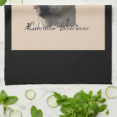 Gele Labrador Retriever Art Gifts Theedoek (Gevouwen)