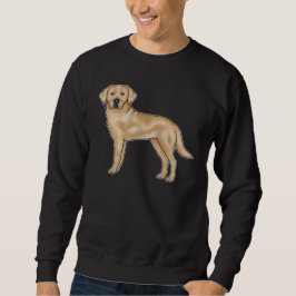 Gele Labrador Retriever Cartoon Lab Hond Design Trui