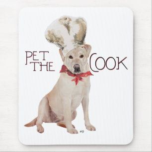Gele Labrador Retriever Chef Muismat