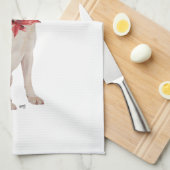 Gele Labrador Retriever Chef Theedoek (Quarter Fold)