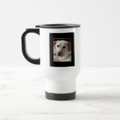 Gele labrador Retriever Dog op Travel Mug Reisbeker (Links)