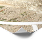 Gele Labrador Retriever Dog Poster (Hoek)