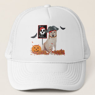 Gele Labrador Retriever Halloween Trucker Pet