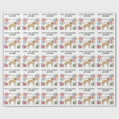 Gele Labrador Retriever Hond Kleurrijke Verjaardag Cadeaupapier (Vlak)