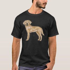 Gele Labrador Retriever Honden Cartoon Lab Hond T-shirt