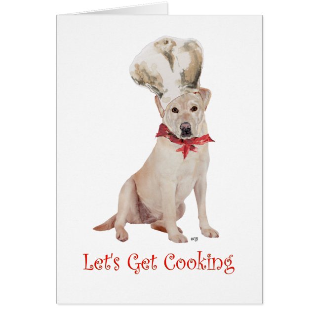 Gele Labrador Retriever Koken (Voorkant)