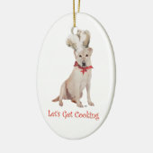 Gele Labrador Retriever Koken Keramisch Ornament (Links)